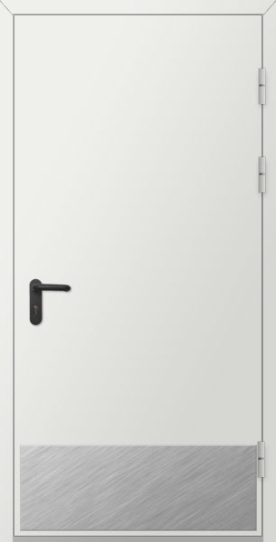 Дверь металлическая рентгенозащитная 1,0 Pb с накладкой из нержавеющей стали